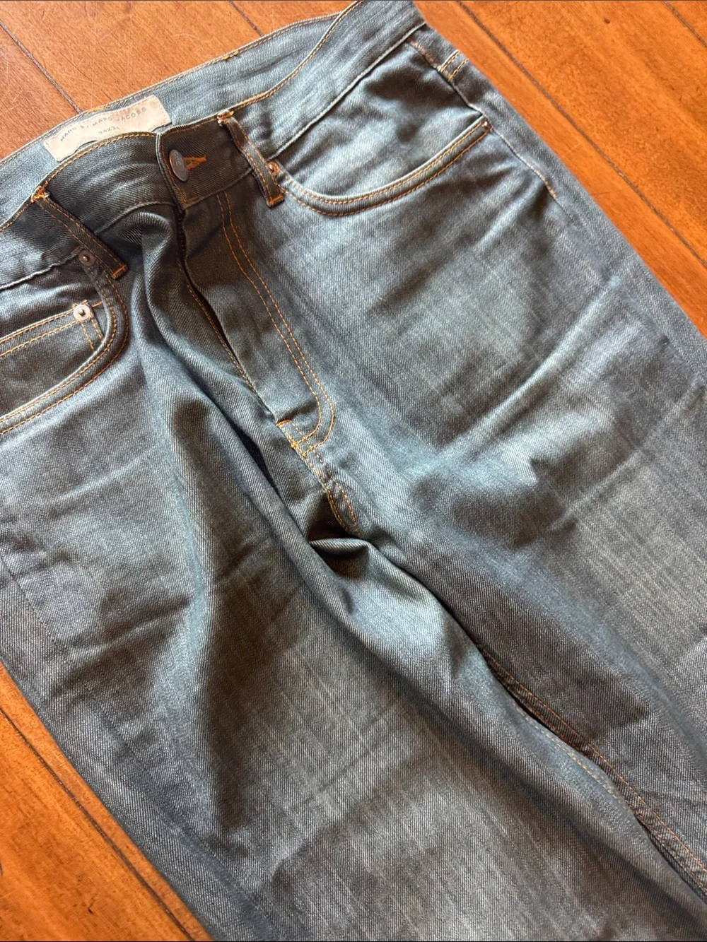 Marc Jacobs Men's Straight Jeans in Denim Blue 34x34 get em hemmed to your size!